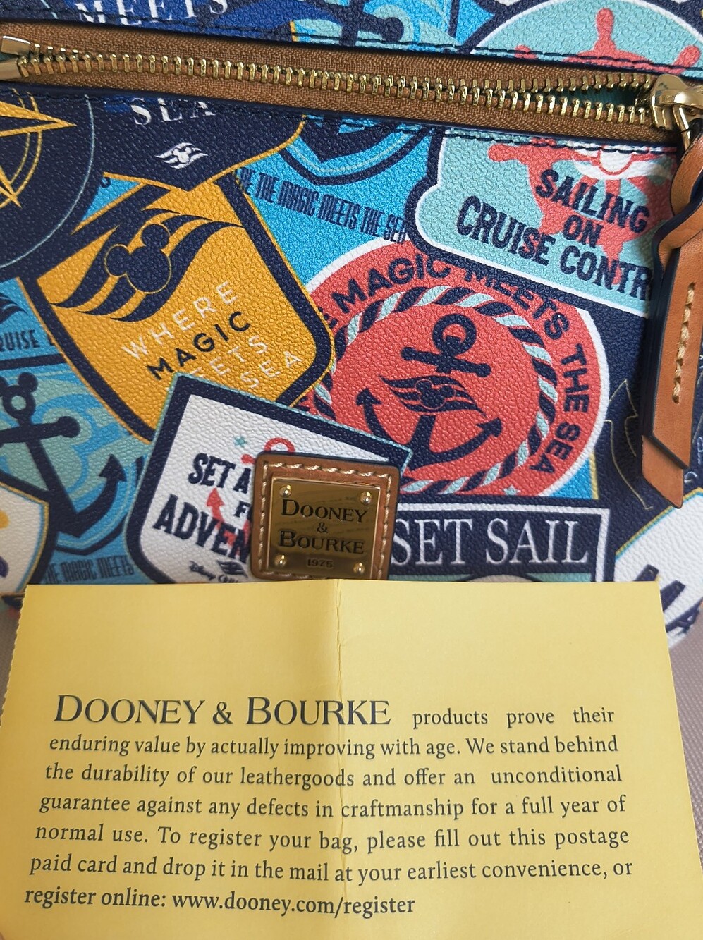 Disney Cruise Line Dooney & Bourke | Sticker Backpack Design - Picture 8 of 9